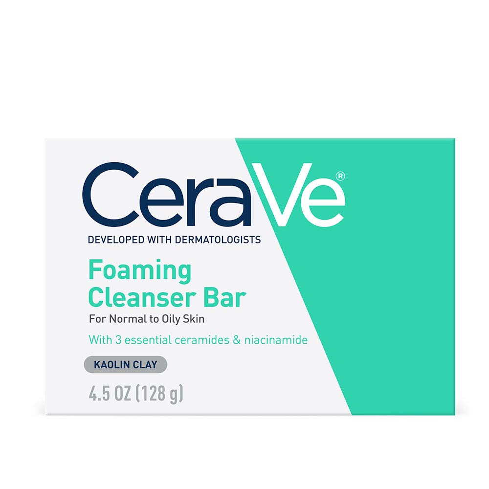 CeraVe Foaming Cleanser Bar Normal To Oily Skin 128 gm