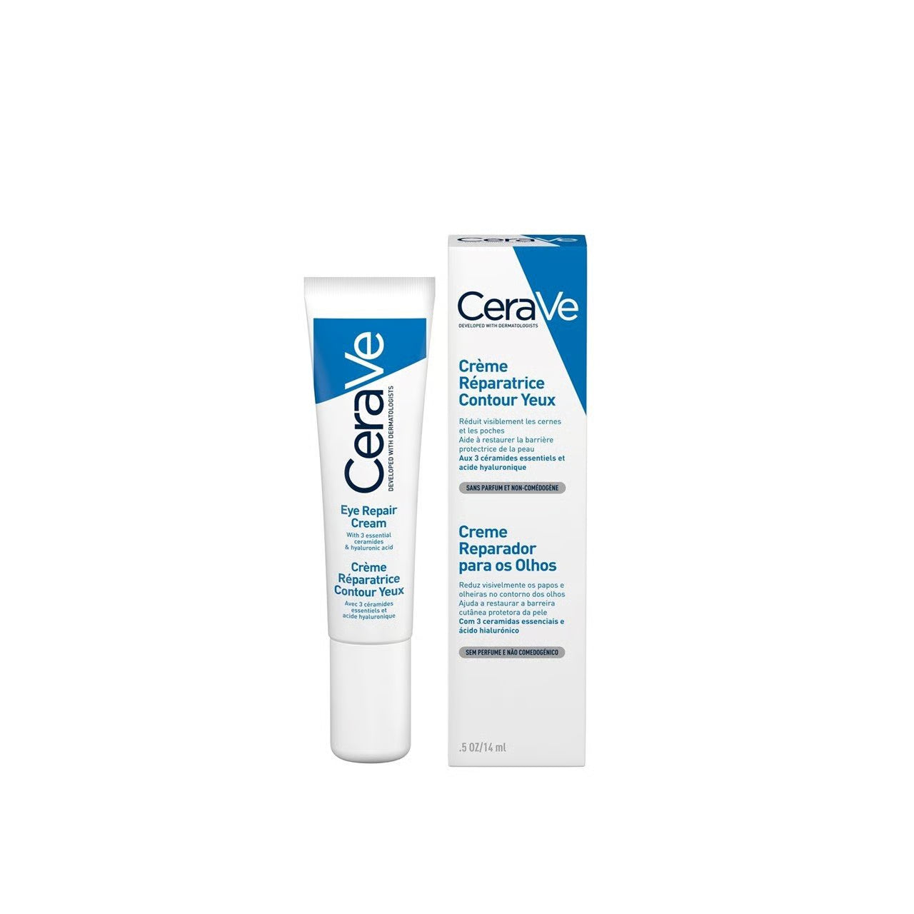 CeraVe Eye Repair Cream for Dark Circles and Puffiness, 0.5 oz