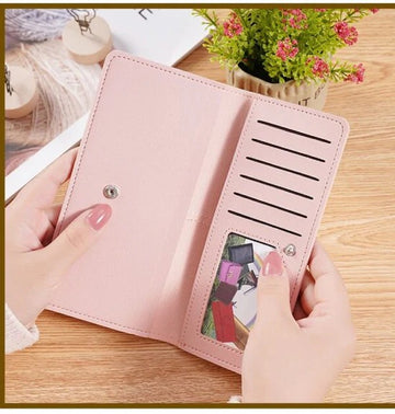 Ladies Long Hand Purse with Cardholder