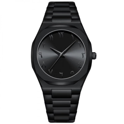 Arabic Aura Black Watch for Men/Women